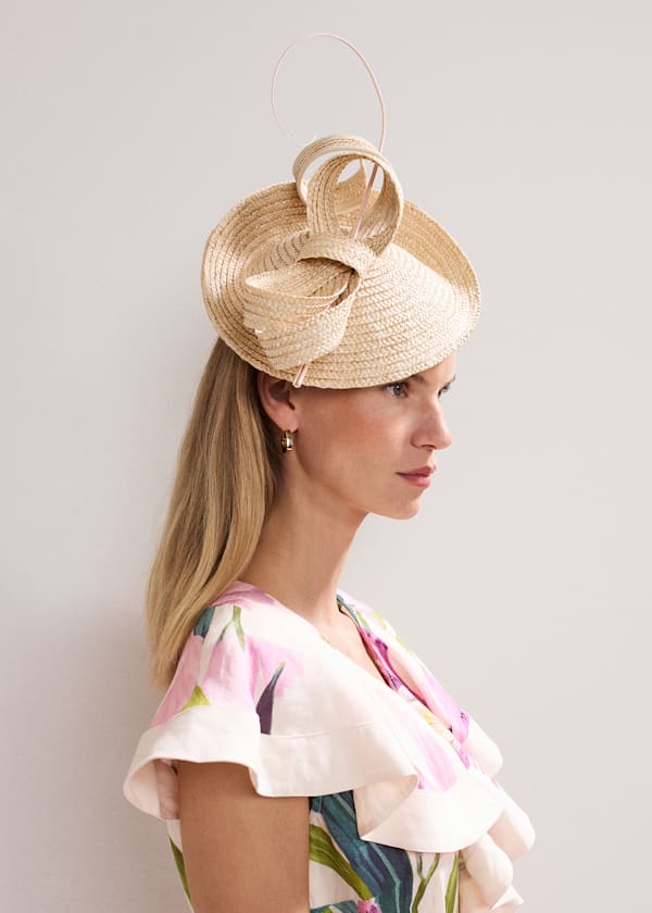 Straw Fascinator