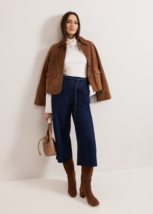 Aubrielle Denim Cullote