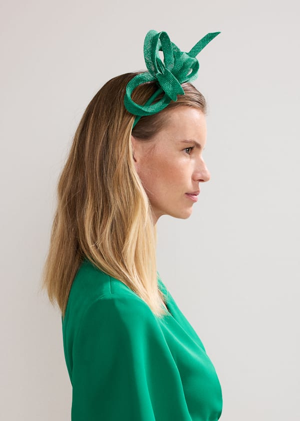 Pleat Bow Headband