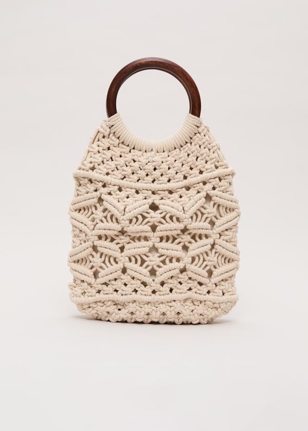 Macrame Bucket Bag