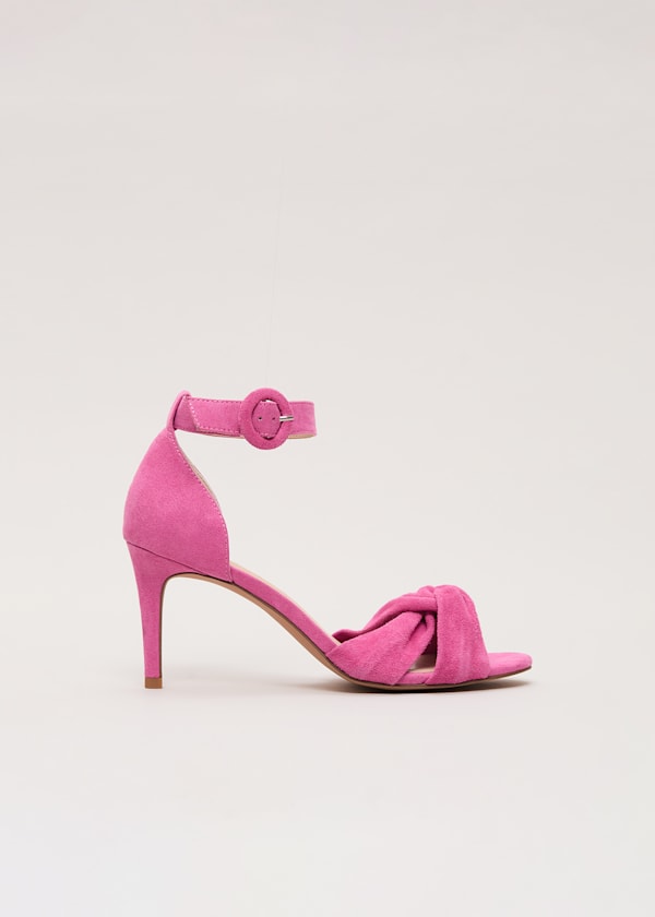 Suede Twist Sandal