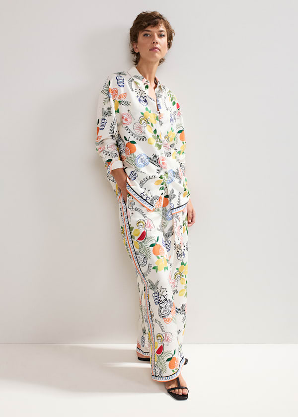 Zeliha Print Shirt