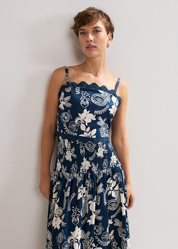 Evalina Print Top