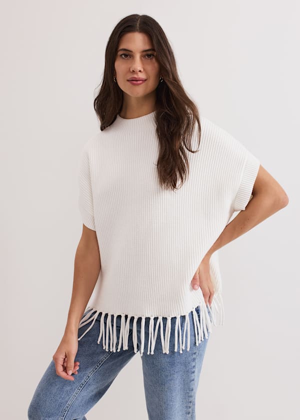 Myleene Fringe Knit