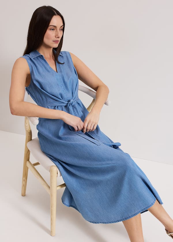 Becky Chambray Dress