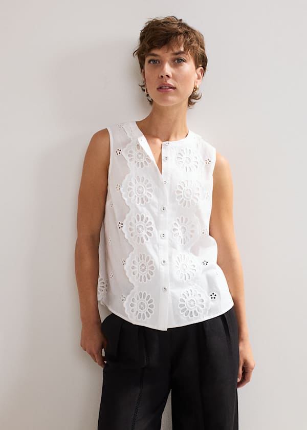 Tilda Broderie Top