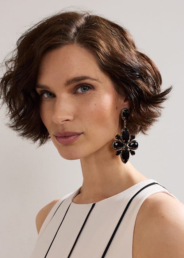 Stone Drop Earrings