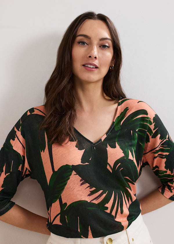Flossie Linen Top