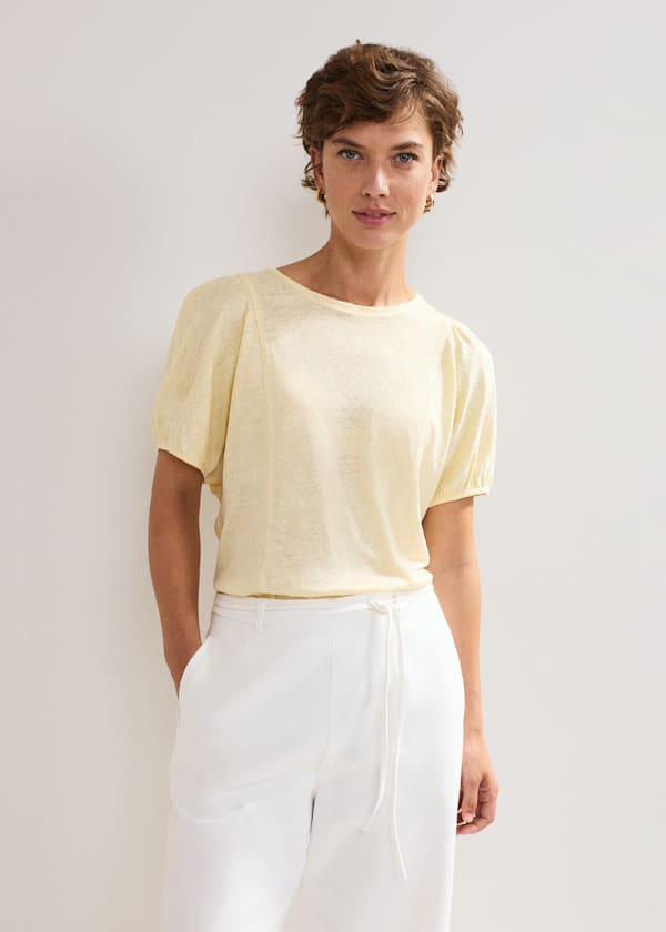 Arabel Linen Top