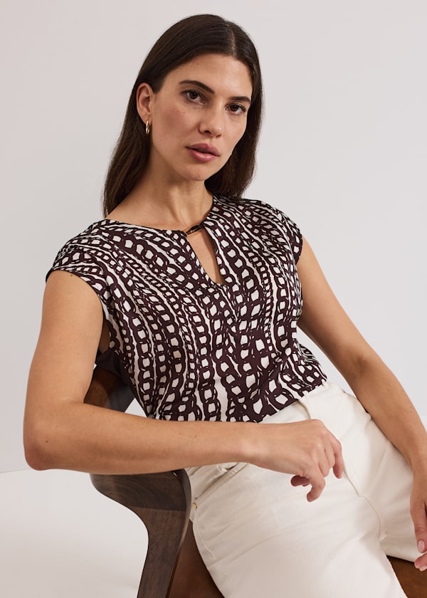 Livie Print Top