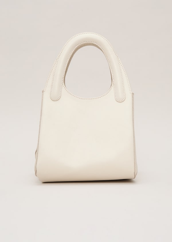 Leather Square Tote