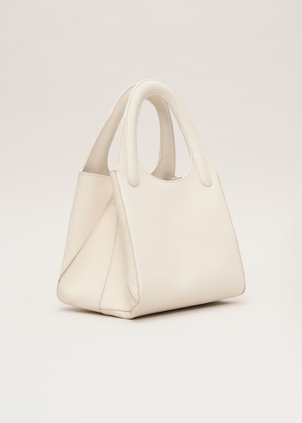Leather Square Tote