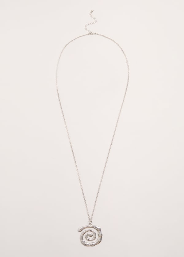 Long Swirl Pendant