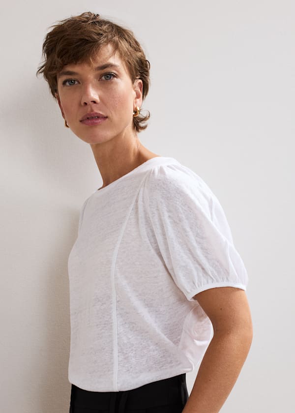 Arabel Linen Top