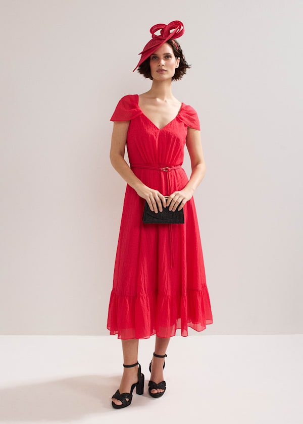 Jen Pink Midi Dress