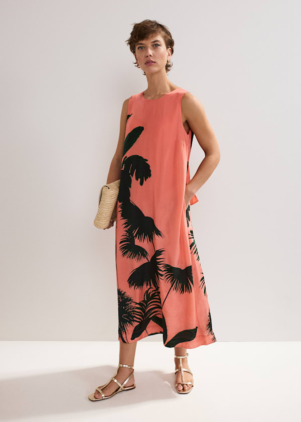 Leila Palm Dress