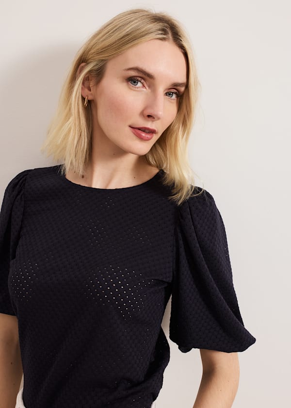 Lani Broderie Top