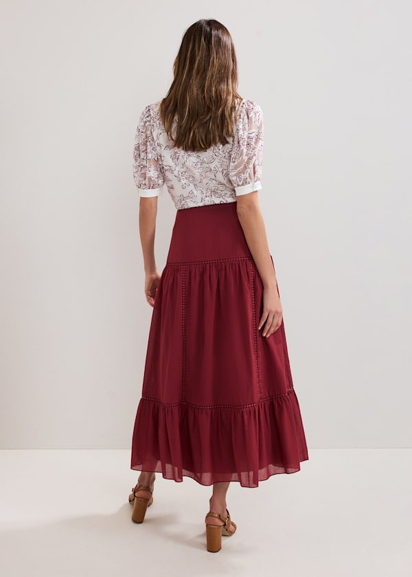 Kyla Trim Maxi Skirt