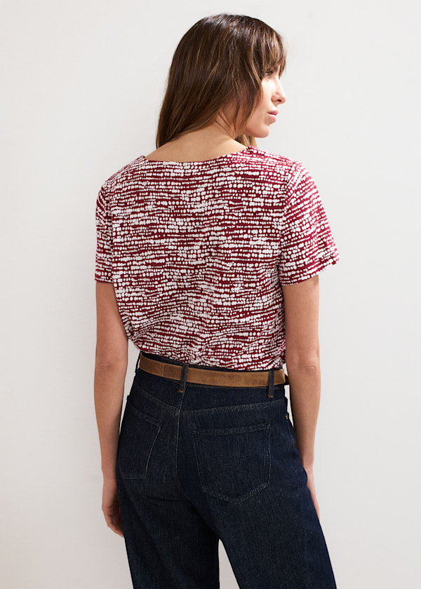 Alice Spot Print Top