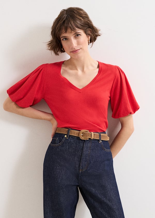 Courtney V Neck Top