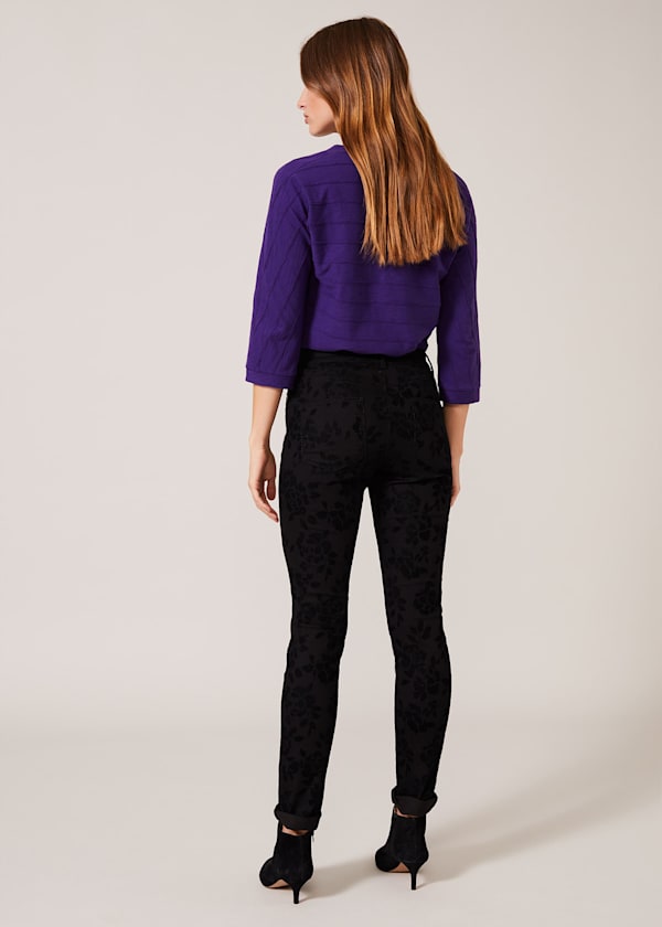 Rose Flock Jean