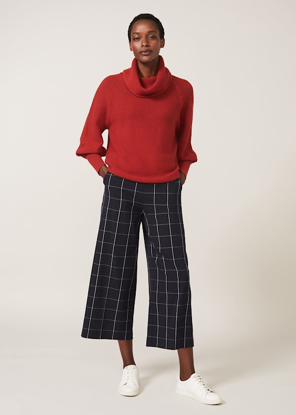 Alexa Check Culottes