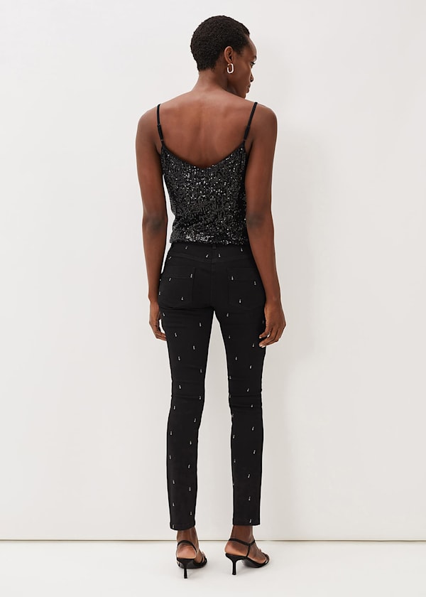 Tear Drop Stud Jean