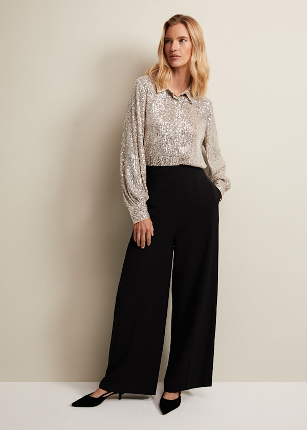 Florentine Wide Leg Trousers