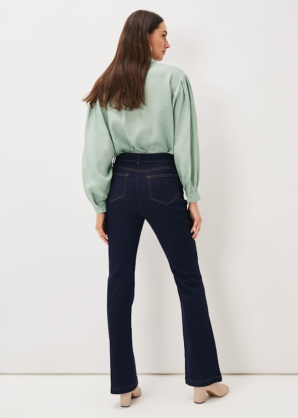 Ayca Bootcut Denim Jeans