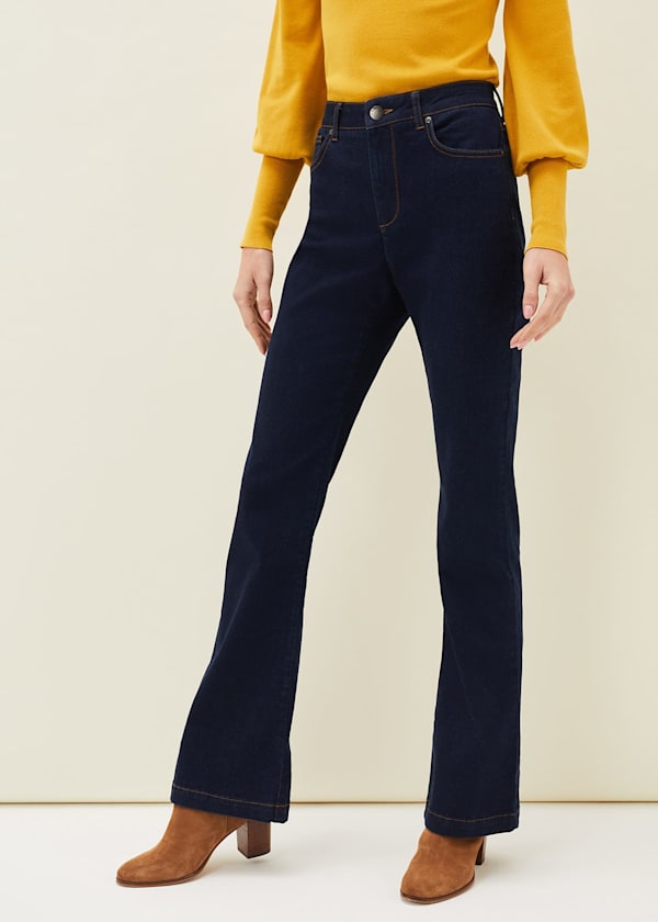 Ayca Bootcut Denim Jeans