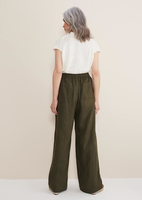 Lolita Drawstring Linen Trouser