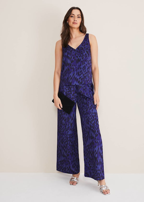 Coletta Leopard Print Trousers