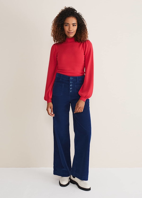 Magsie Corduroy Wide Leg Jeans