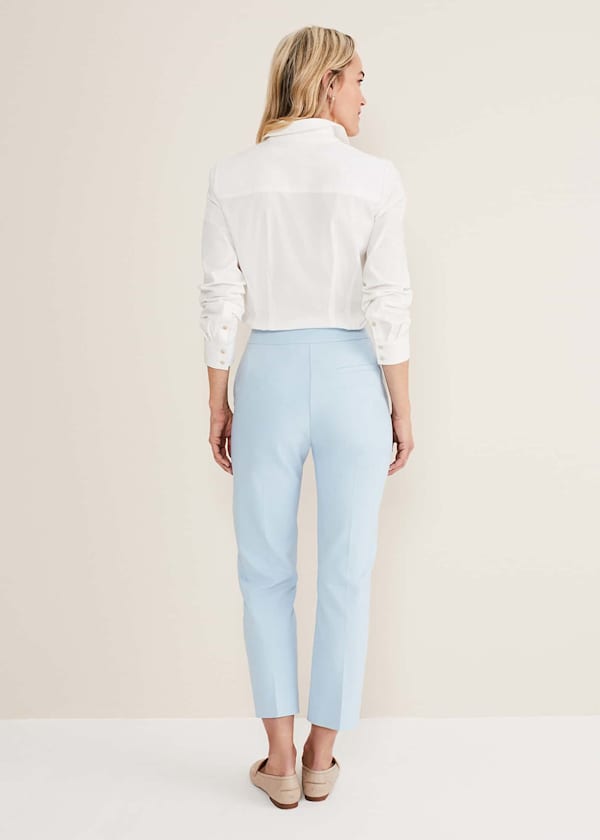Julianna Cropped Straight Leg Trousers