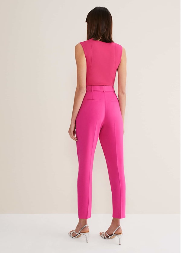 Adria Belted Cigarette Trousers