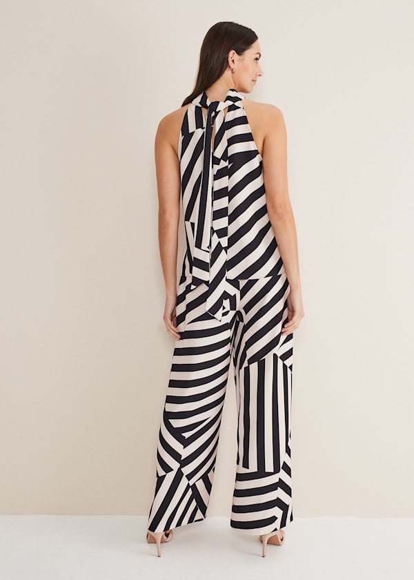 Phillis Striped Wide Leg Trousers