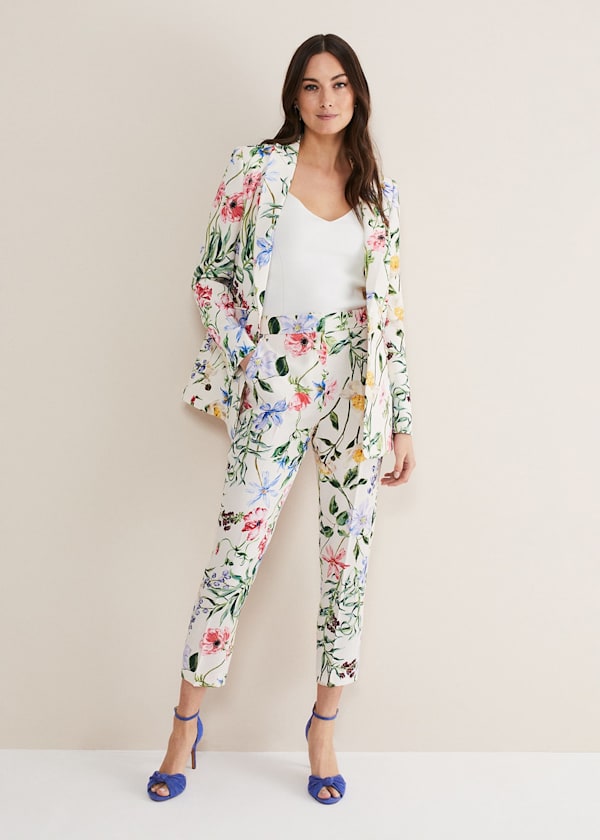 Ulrica Floral Cigarette Trousers