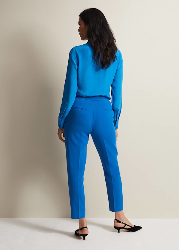 Brinley Blue Cigarette Trousers