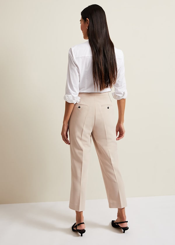 Everlee Crop Straight Leg Smart Trouser