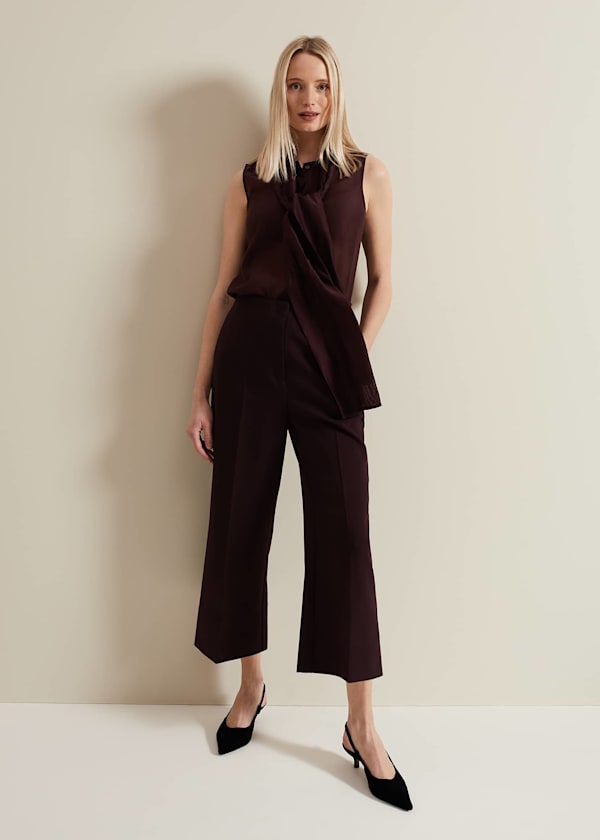 Aubrielle Clean Crepe Culotte