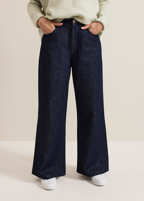 Liana Dark Wash Wide Leg Jean