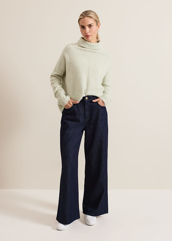 Liana Dark Wash Wide Leg Jean
