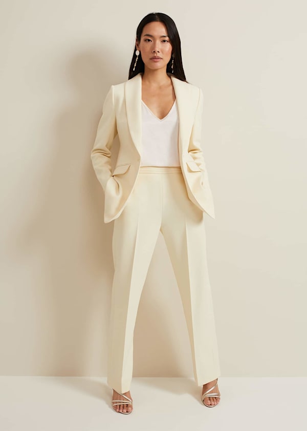 Alexis Pleat Waistband Suit Trouser