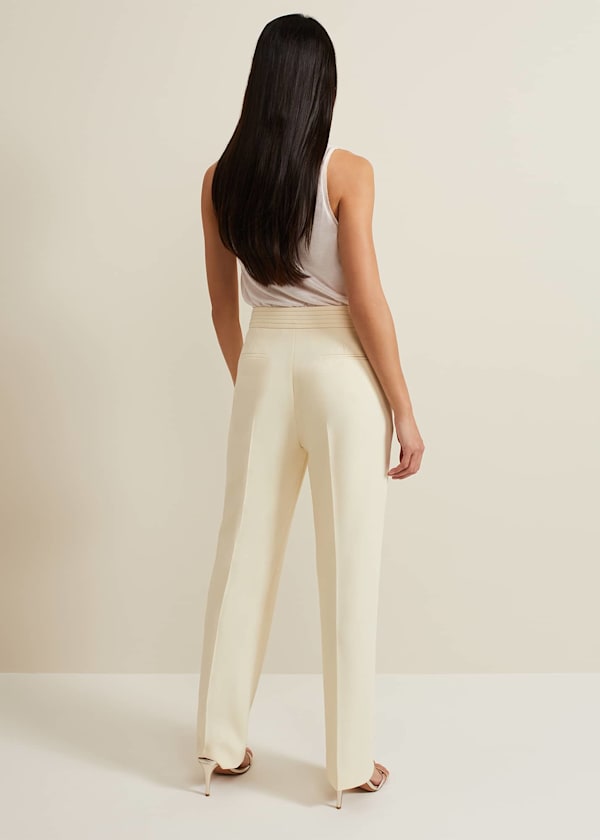 Alexis Pleat Waistband Suit Trouser