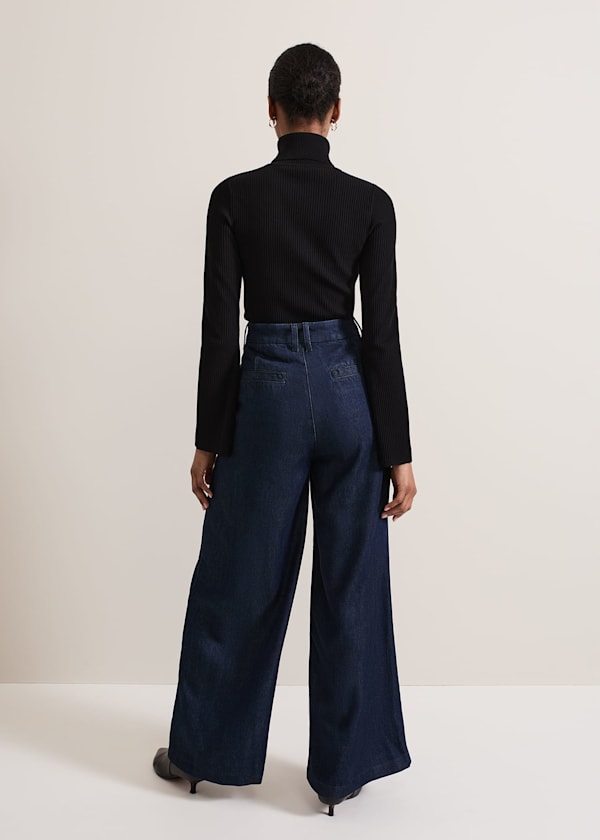 Cerys Denim Wide Leg Jean