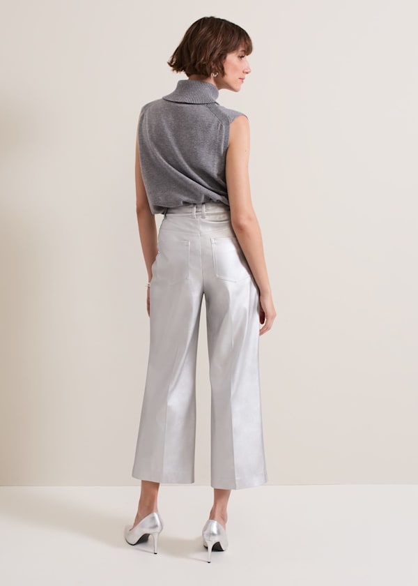 Kenzie Pu Crop Trousers