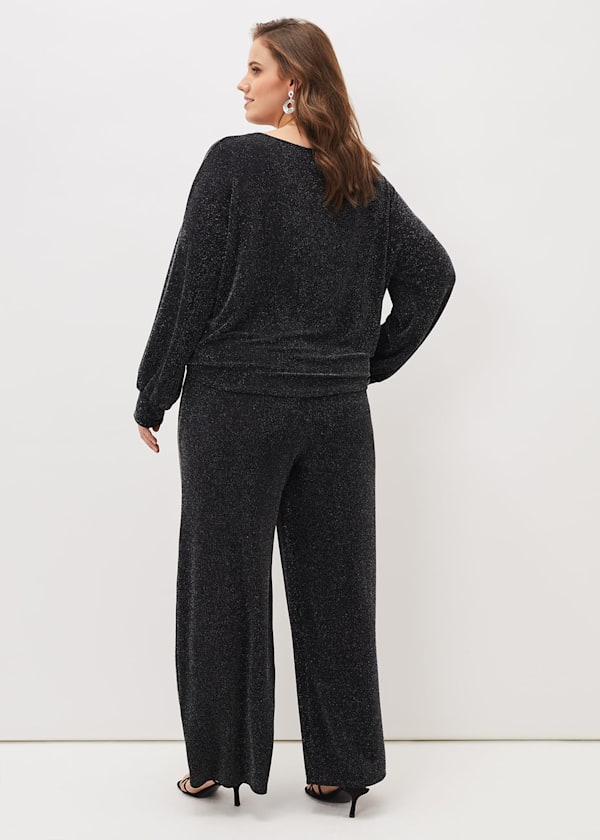 Mell Shimmer Lurex Co-Ord Trousers