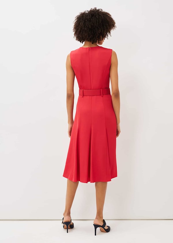 Jayne Belted Panelled Dress