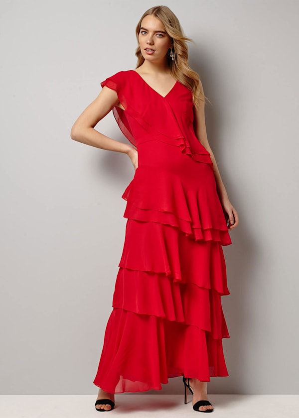 Betsy Frill Maxi Dress
