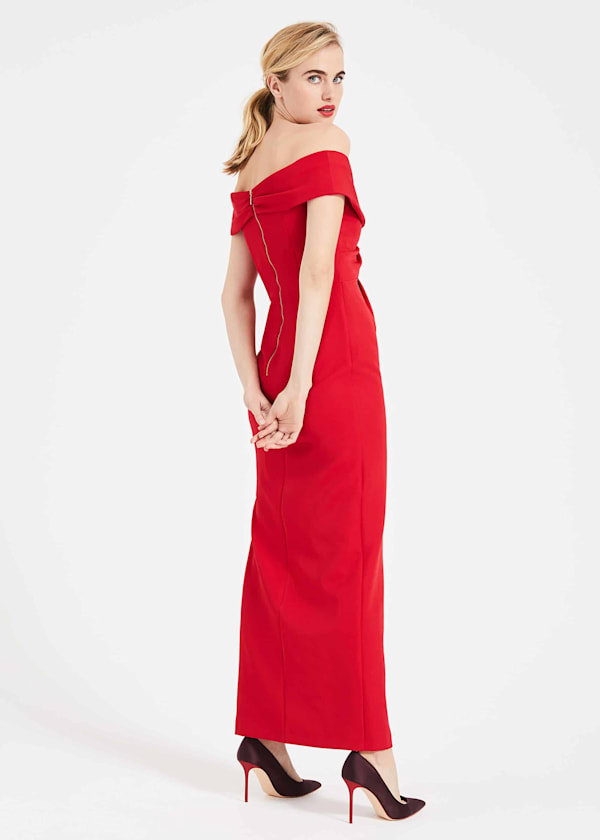 Marcelina Twist Maxi Dress